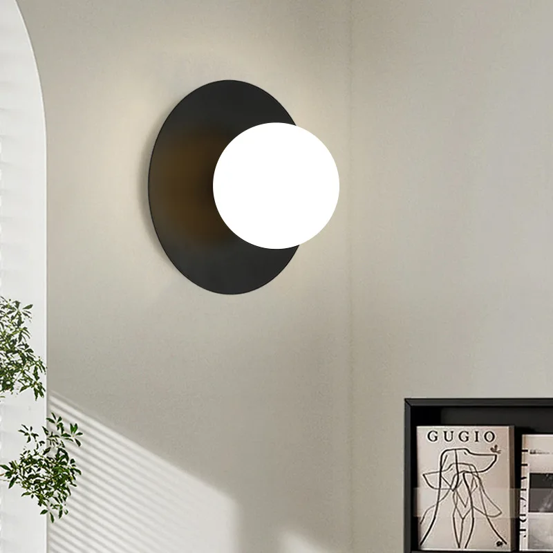 Glass Ball Light LED Bedroom Bedside Wall Lamps Transparent Color Milky White Glass Lamp Living Room Corridor Aisle Wall Lights
Glass Ball Light LED Bedroom Bedside Wall Lamps Transparent Color Milky White Glass Lamp Living Room Corridor Aisle Wall Lights