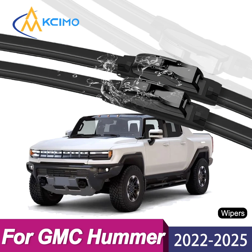 2Pcs Silent Smooth Rubber Wiper Set For GMC Hummer EV 2022-2025 Perfect Replacement Wiper Kit
2Pcs Silent Smooth Rubber Wiper Set For GMC Hummer EV 2022-2025 Perfect Replacement Wiper Kit