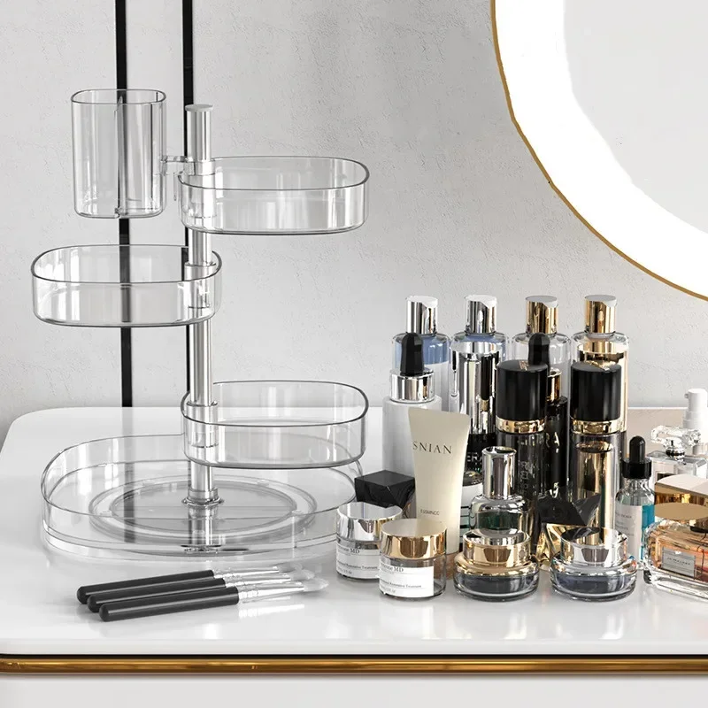 Bathroom Makeup Organizer Shelf Acrylic 360° Rotating Cosmetic Storage Rack Brush Lipstick Skincare Holder Makeup Organizers
Bathroom Makeup Organizer Shelf Acrylic 360° Rotating Cosmetic Storage Rack Brush Lipstick Skincare Holder Makeup Organizers