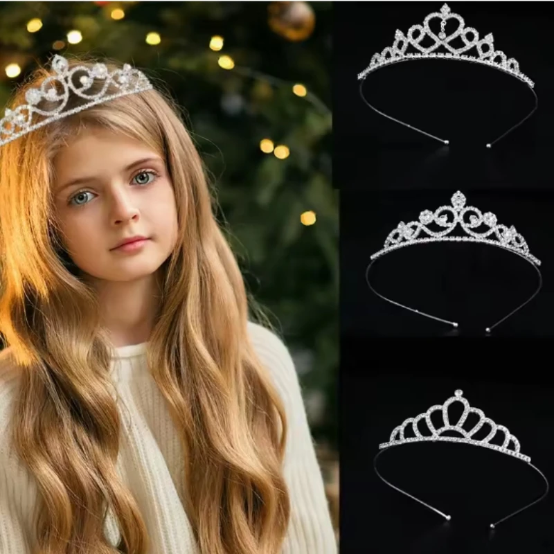 Children's Princess Crown Crystal Tiara Girls Hair Accessories High-end Atmosphere Dance Performance Birthday Gift Crown
Children's Princess Crown Crystal Tiara Girls Hair Accessories High-end Atmosphere Dance Performance Birthday Gift Crown