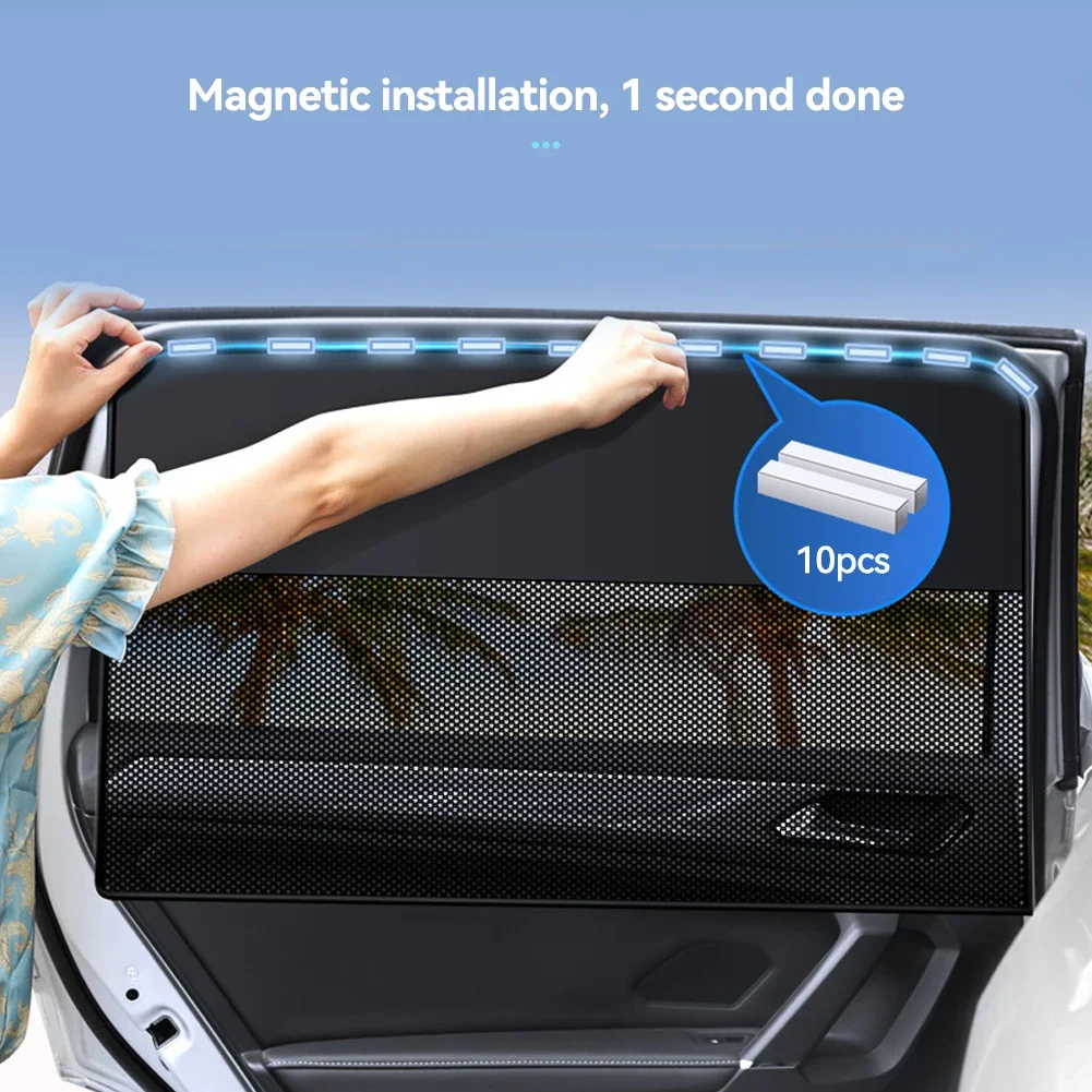 Magnetic Car Window Sunshade Car Curtain UV Protection for Baby Camping Napping Sun Shade Front Rear Side Window Sunshades
Magnetic Car Window Sunshade Car Curtain UV Protection for Baby Camping Napping Sun Shade Front Rear Side Window Sunshades