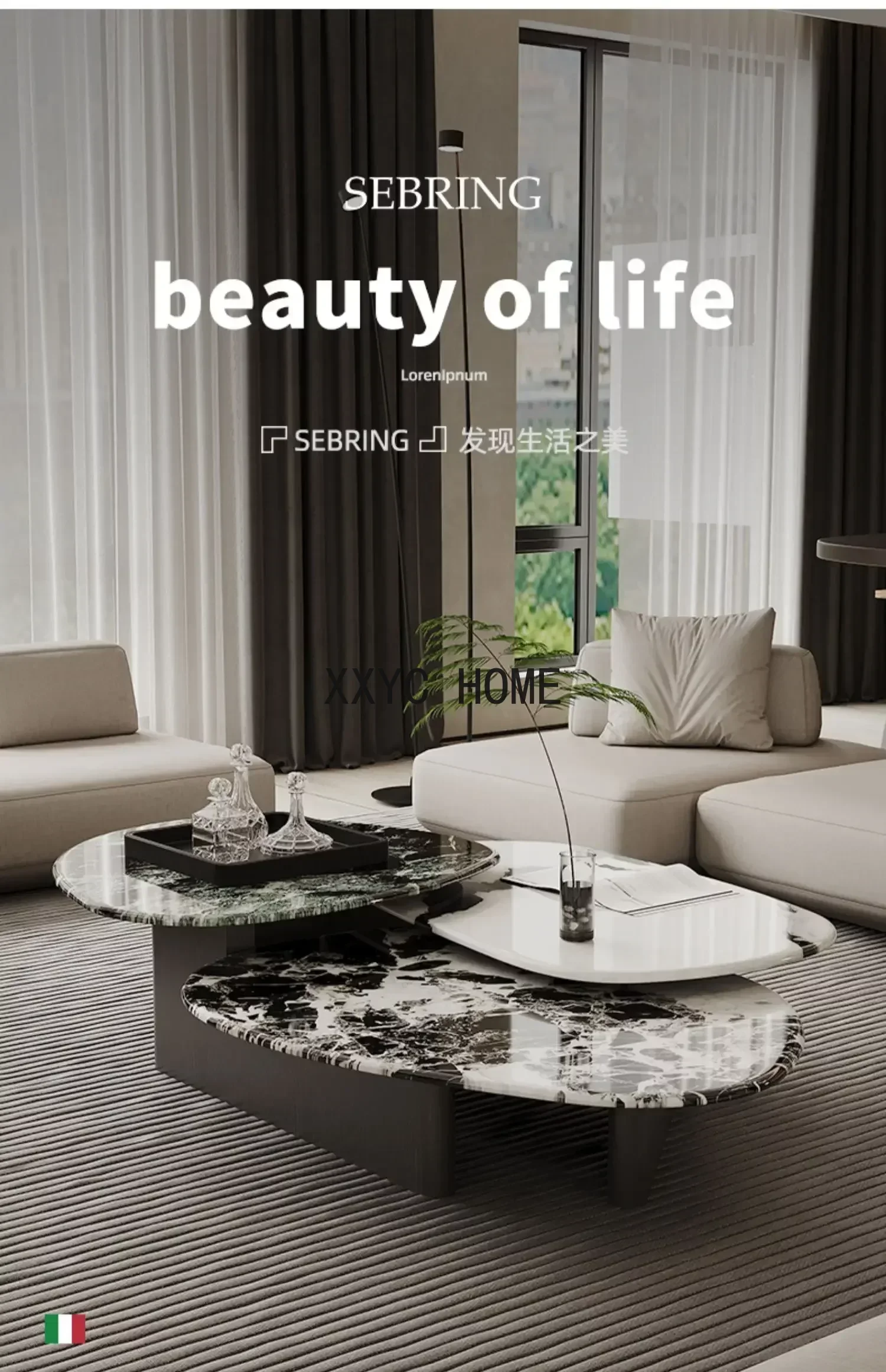 Italiaanse Marmeren Maat Combinatie Woonkamer High-End Designer Thuis Theetafel
Italiaanse Marmeren Maat Combinatie Woonkamer High-End Designer Thuis Theetafel