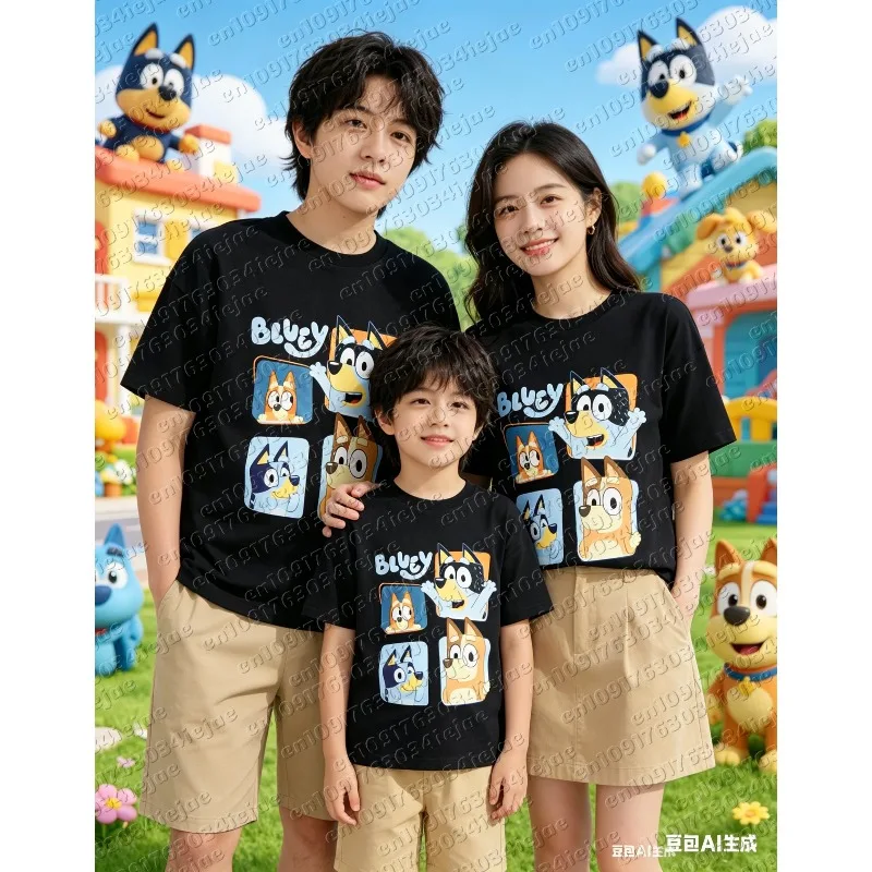 Футболка Bluey Family с рисунком собаки, футболка для родителей и детей, летняя повседневная хлопковая футболка для детей и взрослых, повседневный топ большого размера
Футболка Bluey Family с рисунком собаки, футболка для родителей и детей, летняя повседневная хлопковая футболка для детей и взрослых, повседневный топ большого размера