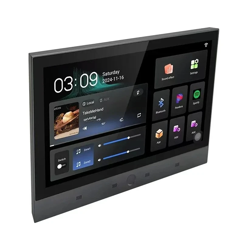 Tuya Smart 7-Inch Wall Mounted Music Player Amplifier Blue Tooth Wifi Home Theatre System Smart Home Mini Home Theatre Wall
Tuya Smart 7-Inch Wall Mounted Music Player Amplifier Blue Tooth Wifi Home Theatre System Smart Home Mini Home Theatre Wall