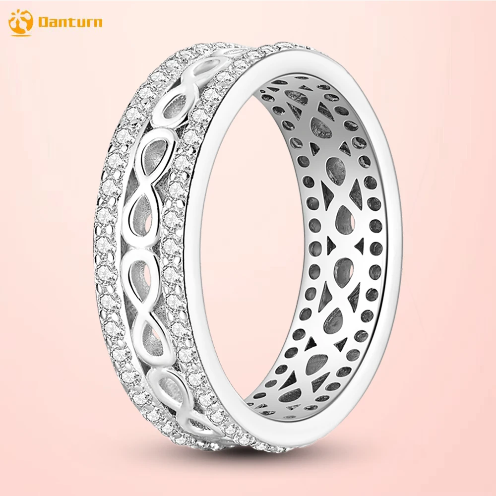 Danturn New 925 Sterling Silver Rings Eternal Sparkle Ring Women Jewelry Making Gift
Danturn New 925 Sterling Silver Rings Eternal Sparkle Ring Women Jewelry Making Gift
