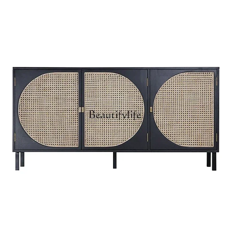 FG44Nordic home dining side cabinet solid wood modern simple storage rattan creative homestay storage cabinet
FG44Nordic home dining side cabinet solid wood modern simple storage rattan creative homestay storage cabinet
