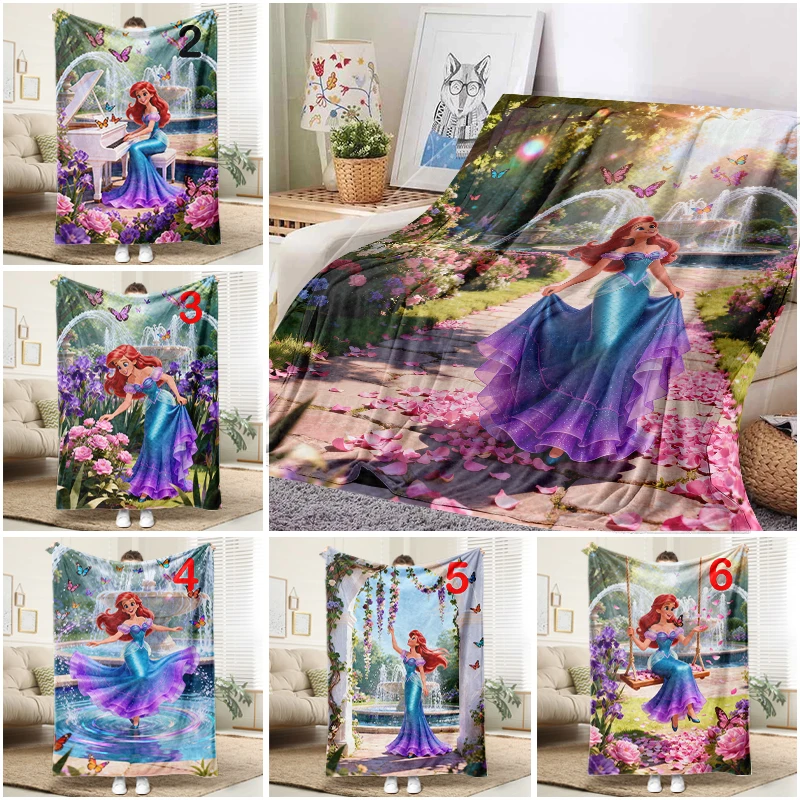 Disney Little Mermaid Garden Blanket Soft Flannel Throw Sofa Bed Cover Home Decor
Disney Little Mermaid Garden Blanket Soft Flannel Throw Sofa Bed Cover Home Decor