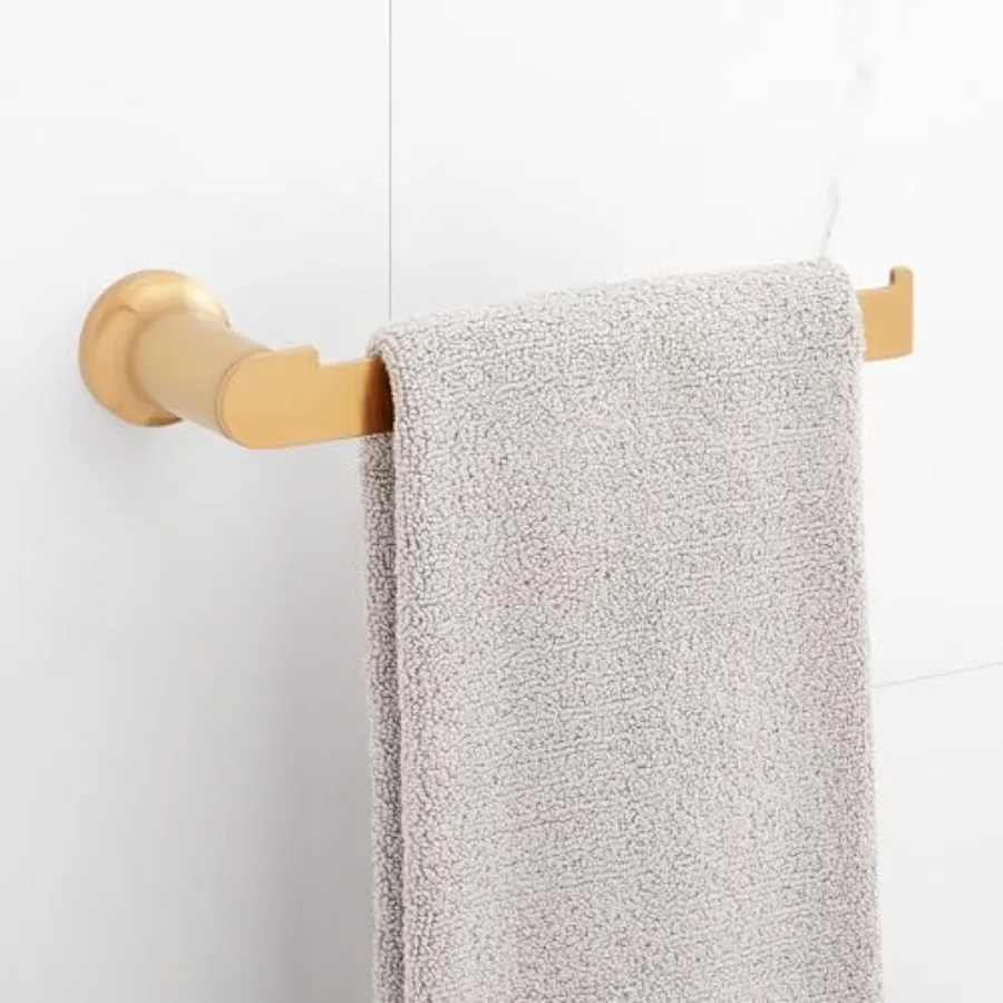 Wall-Mounted Towel Ring for Bathroom, Brass with Brushed Gold Finish, Elegant 10-Inch Design with Smooth Rotating Mechanism
Wall-Mounted Towel Ring for Bathroom, Brass with Brushed Gold Finish, Elegant 10-Inch Design with Smooth Rotating Mechanism