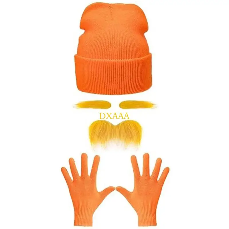 DXAA Comfortable Plush Costume Hat Gloves Gingers Mustache Set Family Party Costume Accessory For Themed Event Role Play
DXAA Comfortable Plush Costume Hat Gloves Gingers Mustache Set Family Party Costume Accessory For Themed Event Role Play