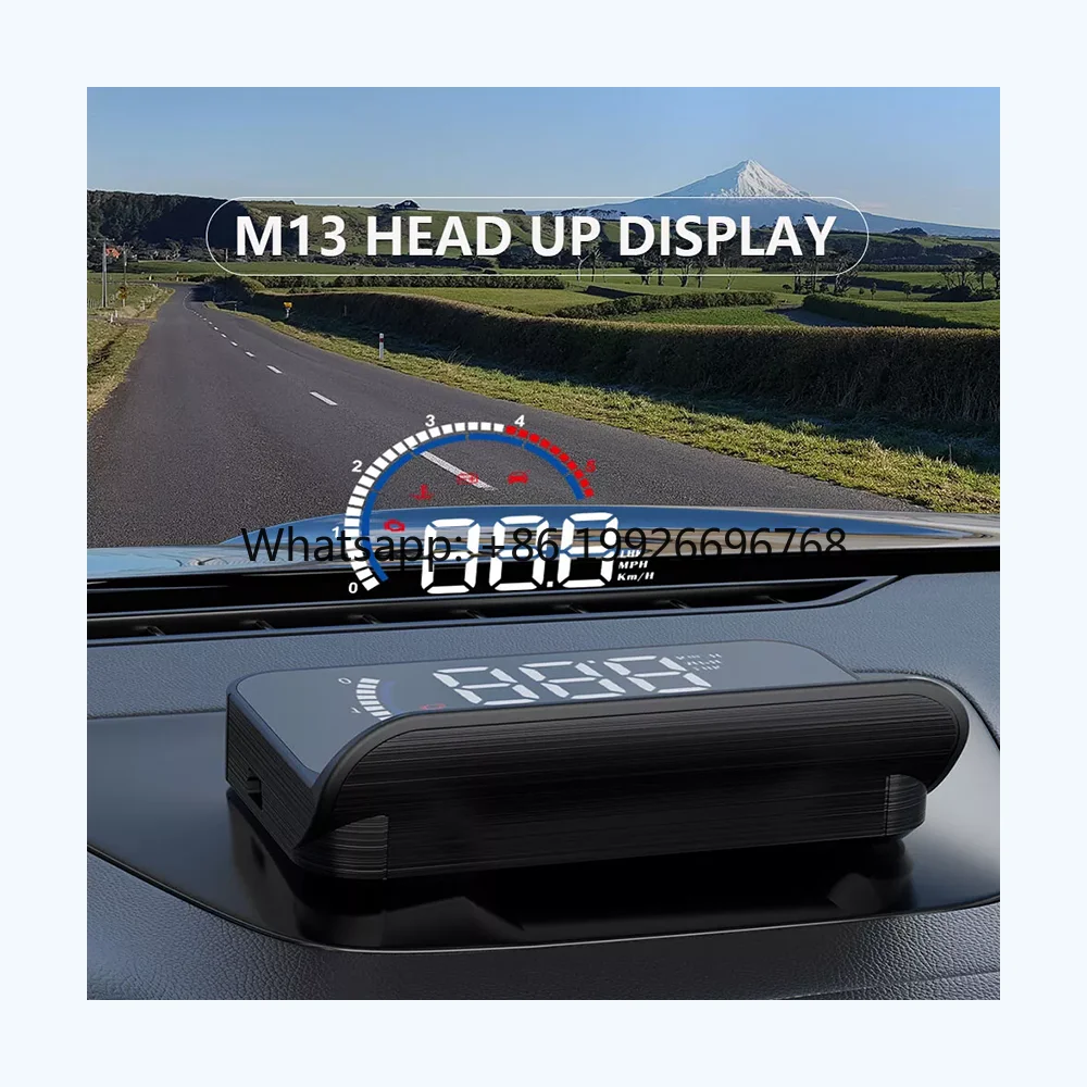 Проекционный дисплей M13 HUD на лобовое стекло автомобиля: цифровой комплект с GPS, компасом, часами и спидометром
Проекционный дисплей M13 HUD на лобовое стекло автомобиля: цифровой комплект с GPS, компасом, часами и спидометром