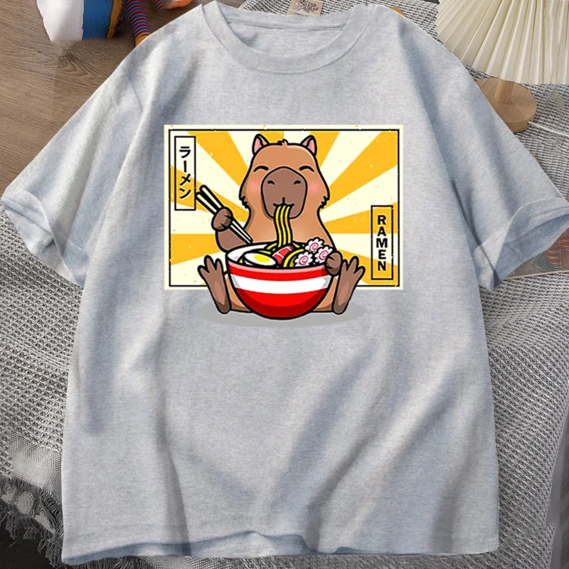 Capybara T-shirts Casual Women Men Clothes Oversized Short Sleeve Tees Summer Japanese Streetwear 90s Animal Graphic T Shirts
Capybara T-shirts Casual Women Men Clothes Oversized Short Sleeve Tees Summer Japanese Streetwear 90s Animal Graphic T Shirts