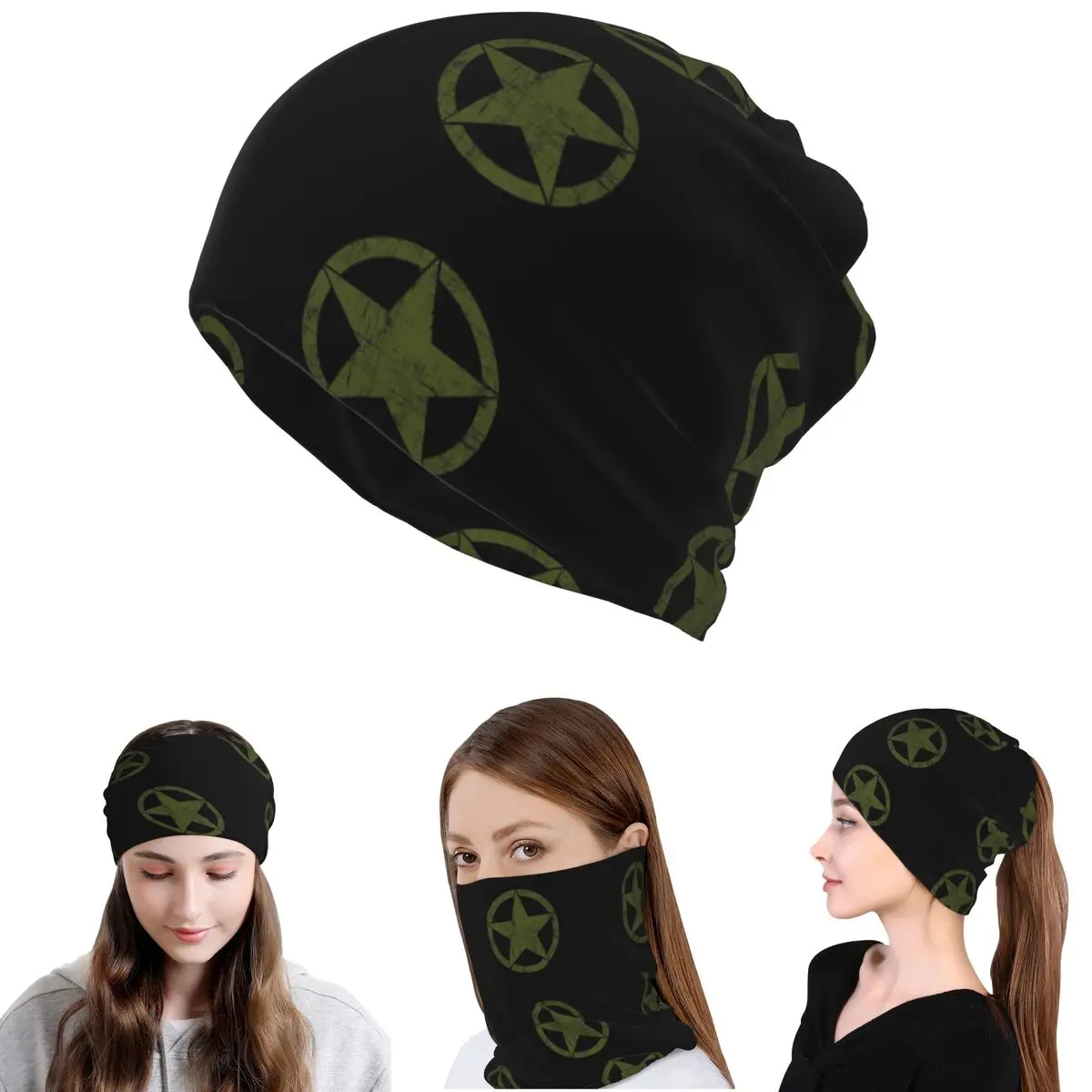 US Army Star Logo Bandana Neck Cover Wrap Scarf Multi-use Face Mask Beanies Hat for Men Women Adult Winter
US Army Star Logo Bandana Neck Cover Wrap Scarf Multi-use Face Mask Beanies Hat for Men Women Adult Winter