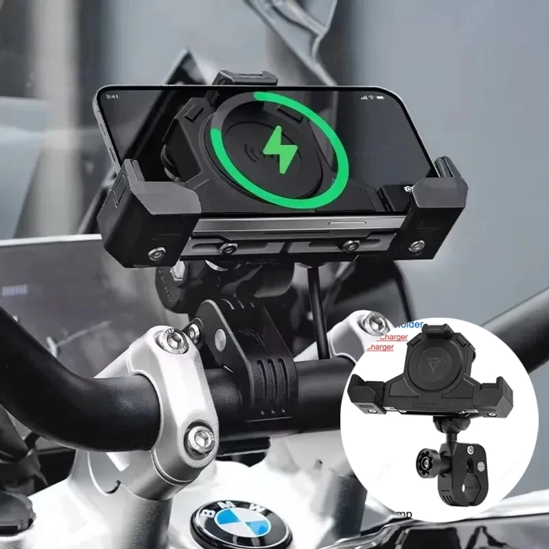 Motorcycle Luggage Rack Shockproof Navigation Cellphone Bracket Moto Phone Holder Wireless Charger 18W USB Charging Bike Mount
Motorcycle Luggage Rack Shockproof Navigation Cellphone Bracket Moto Phone Holder Wireless Charger 18W USB Charging Bike Mount