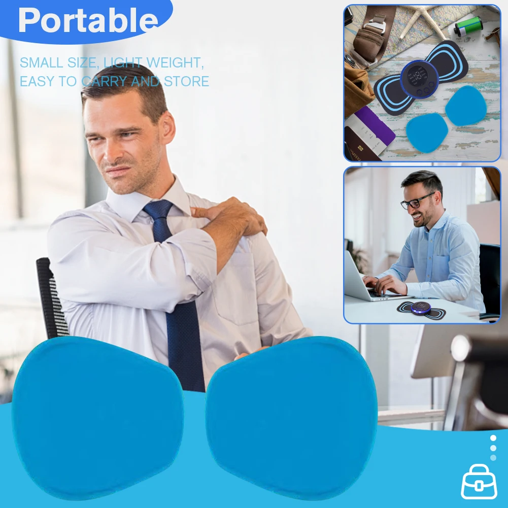 1 пара/2 шт. сменных силиконовых гелевых накладок для массажера, многоразовые безопасные и безвредные стимуляторы мышц, аксессуары для EMS-тренажера для шеи
1 пара/2 шт. сменных силиконовых гелевых накладок для массажера, многоразовые безопасные и безвредные стимуляторы мышц, аксессуары для EMS-тренажера для шеи