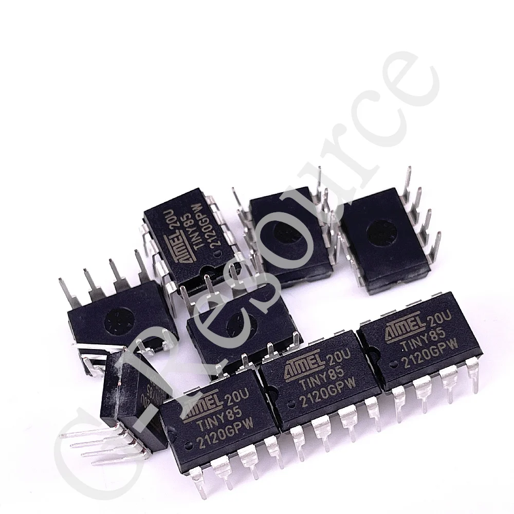 Новый оригинальный (5 шт.) ATTINY85-20PU (маркировка TINY85) DIP-8 8-битный микроконтроллер MCU
Новый оригинальный (5 шт.) ATTINY85-20PU (маркировка TINY85) DIP-8 8-битный микроконтроллер MCU