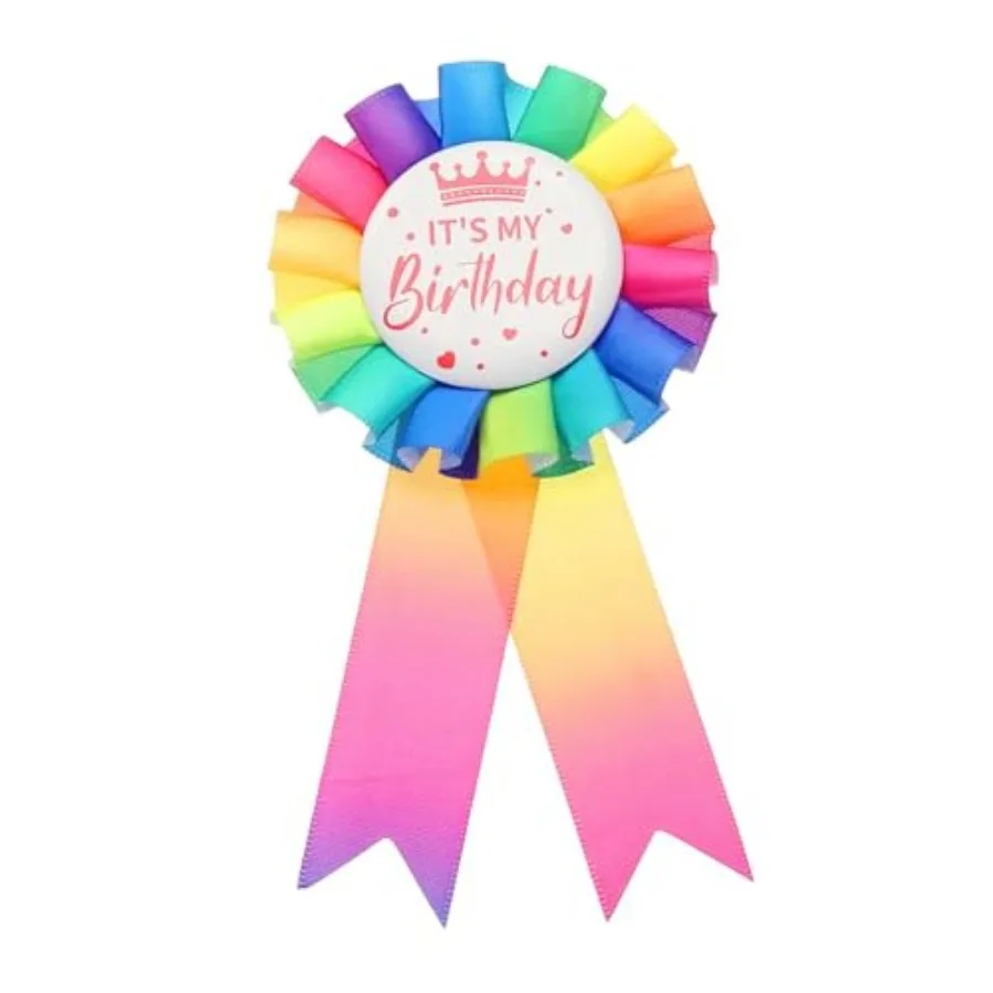 PATIKIL Birthday Ribbon, Award Ribbon Pin Fabric IT'S MY Birthday Pin for Party Adults Women Party Decorations Celebration Acce
PATIKIL Birthday Ribbon, Award Ribbon Pin Fabric IT'S MY Birthday Pin for Party Adults Women Party Decorations Celebration Acce
