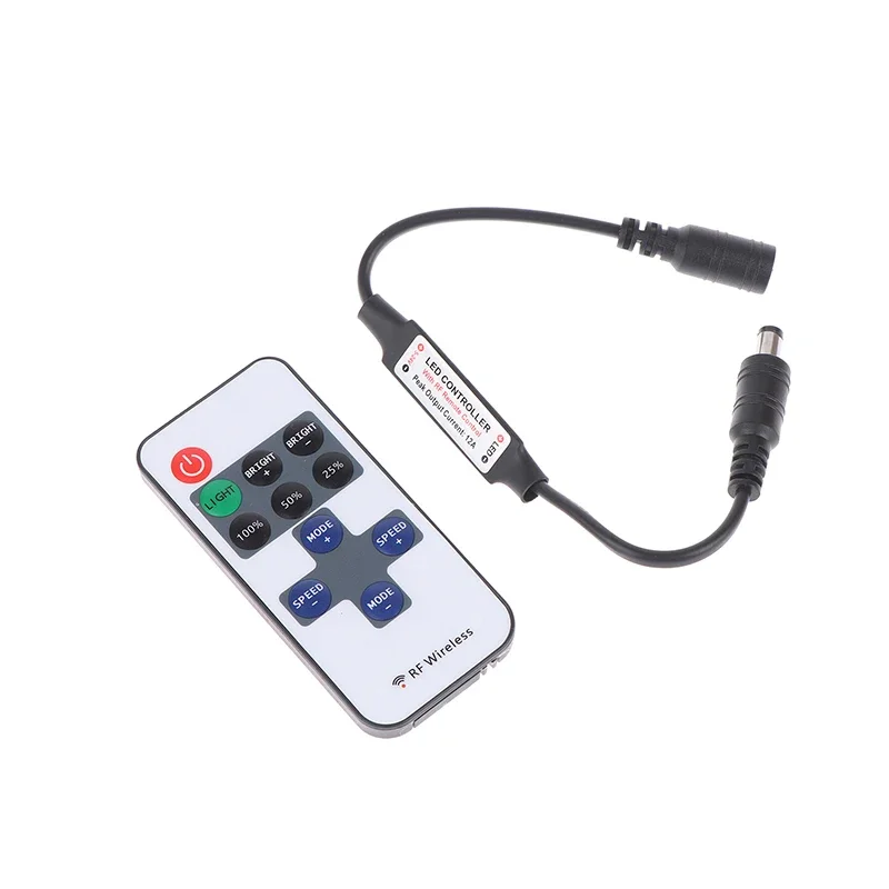Мини-светодиодный одноцветный диммер постоянного тока 5 В 12 В 24 В 6A 5050 2835 Ленточные светильники ШИМ-контроллер постоянного напряжения с пультом дистанционного управления RF 9/клавишным управлением
Мини-светодиодный одноцветный диммер постоянного тока 5 В 12 В 24 В 6A 5050 2835 Ленточные светильники ШИМ-контроллер постоянного напряжения с пультом дистанционного управления RF 9/клавишным управлением