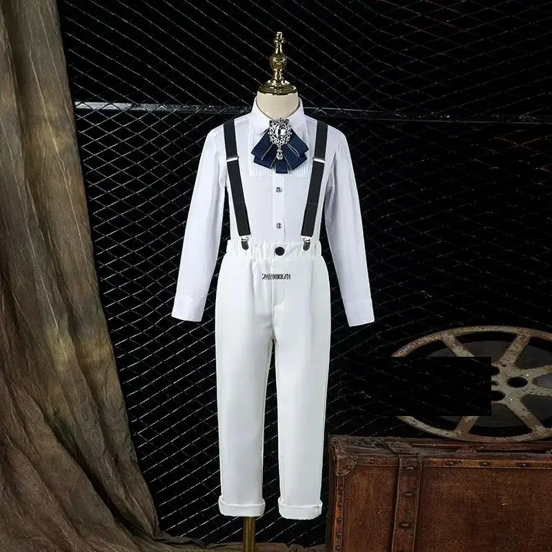 Flower Boys White Photography Suit Children Wedding Dress Kids Formal Stage Performance Blazer Suit Birthday Ceremony Costume
Flower Boys White Photography Suit Children Wedding Dress Kids Formal Stage Performance Blazer Suit Birthday Ceremony Costume