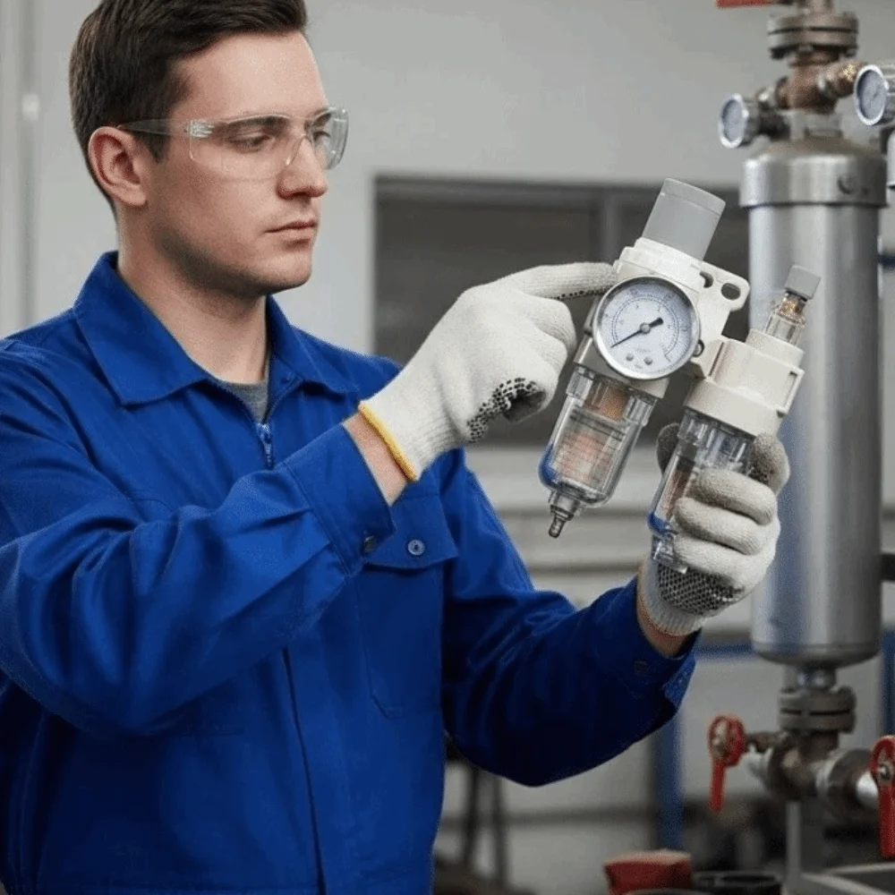 Pressure Regulator AFC2000 Pneumatic Filter Oil Water Separation Moisture Separator Two-piece Air Filter Copper Core
Pressure Regulator AFC2000 Pneumatic Filter Oil Water Separation Moisture Separator Two-piece Air Filter Copper Core