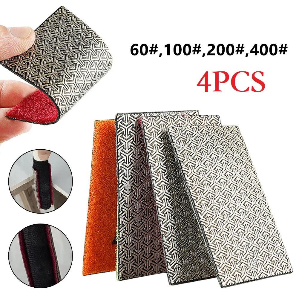 4Pcs Diamond Polishing Pad Sanding Block Tile Glass Abrasive 60/100/200/400 Grit Grinding Block Pad Sanding Tools Accessories
4Pcs Diamond Polishing Pad Sanding Block Tile Glass Abrasive 60/100/200/400 Grit Grinding Block Pad Sanding Tools Accessories