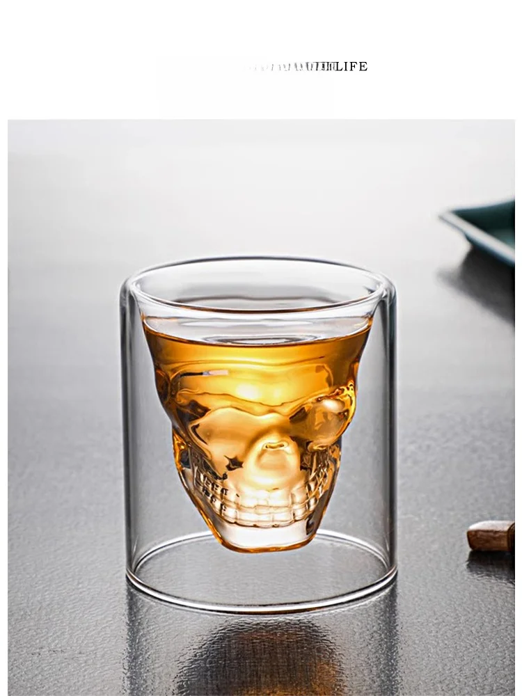 Tlife Skeleton Design Creative Transparent Glass Coffee Wine Cup Home Use Heat Resistant round Shape Single Layer Drinking Glass
Tlife Skeleton Design Creative Transparent Glass Coffee Wine Cup Home Use Heat Resistant round Shape Single Layer Drinking Glass