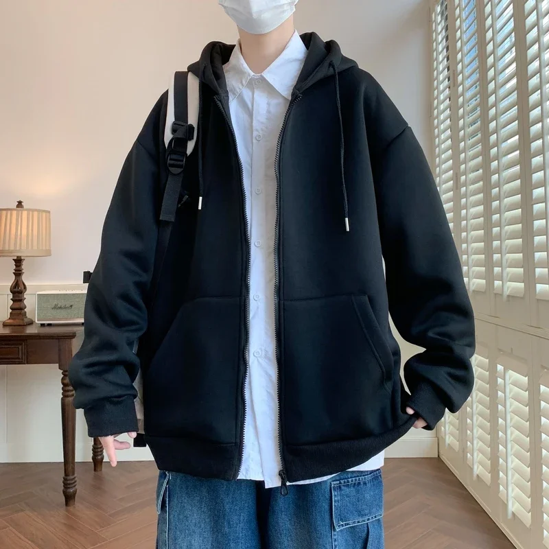 New Men's Spring Hooded Coat Casual Outdoor Solid Color Versatile Zipper Design Men's Hooded Shirt Youth Men's Sports Coat 8XL
New Men's Spring Hooded Coat Casual Outdoor Solid Color Versatile Zipper Design Men's Hooded Shirt Youth Men's Sports Coat 8XL
