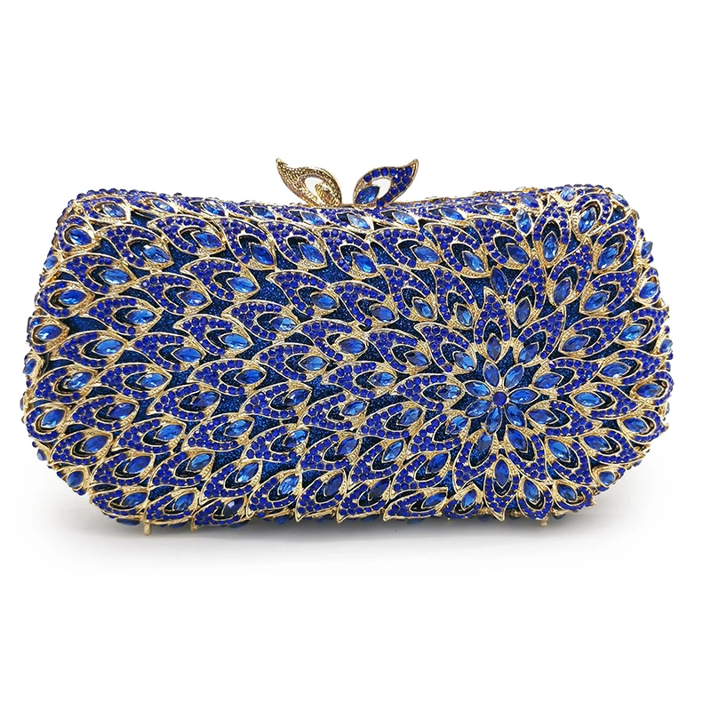 Blue Rhinestone Purse Evening Bag Hollow Out Gold Metal Women Party Cocktail Diamond Crystal Clutches Fashion Phone Money Wallet
Blue Rhinestone Purse Evening Bag Hollow Out Gold Metal Women Party Cocktail Diamond Crystal Clutches Fashion Phone Money Wallet
