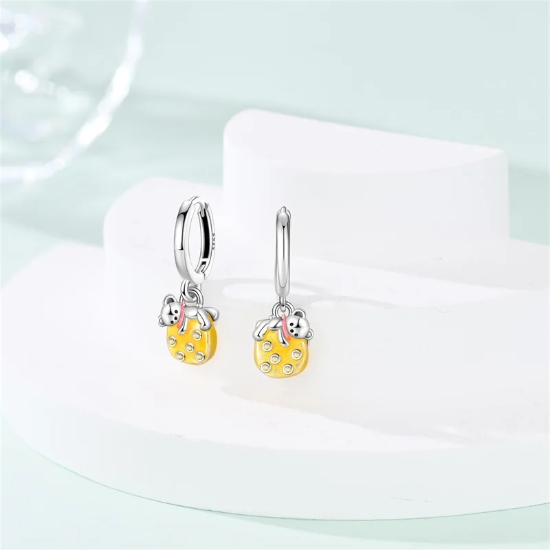 2026 New 925 Sterling Silver Little Bear Honey Jar Women Earrings Brilliant Wedding Engagement Star Earrings Jewelry Gifts
2026 New 925 Sterling Silver Little Bear Honey Jar Women Earrings Brilliant Wedding Engagement Star Earrings Jewelry Gifts