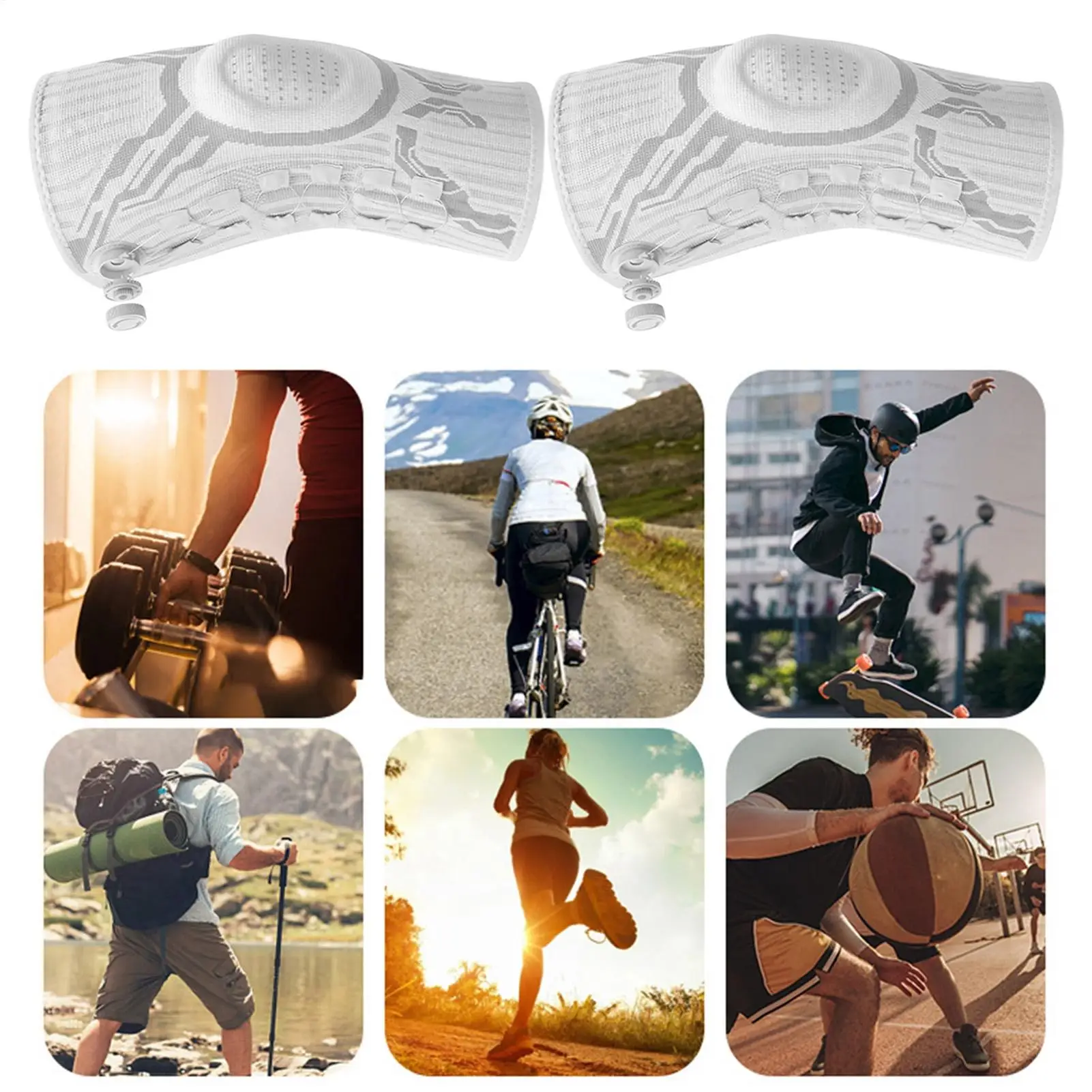 Knee Brace Adjustable Elastic Knob-type Wraps Protection Knob-type Knee Brace for Running Sports Workout Exercise Hiking Walking
Knee Brace Adjustable Elastic Knob-type Wraps Protection Knob-type Knee Brace for Running Sports Workout Exercise Hiking Walking