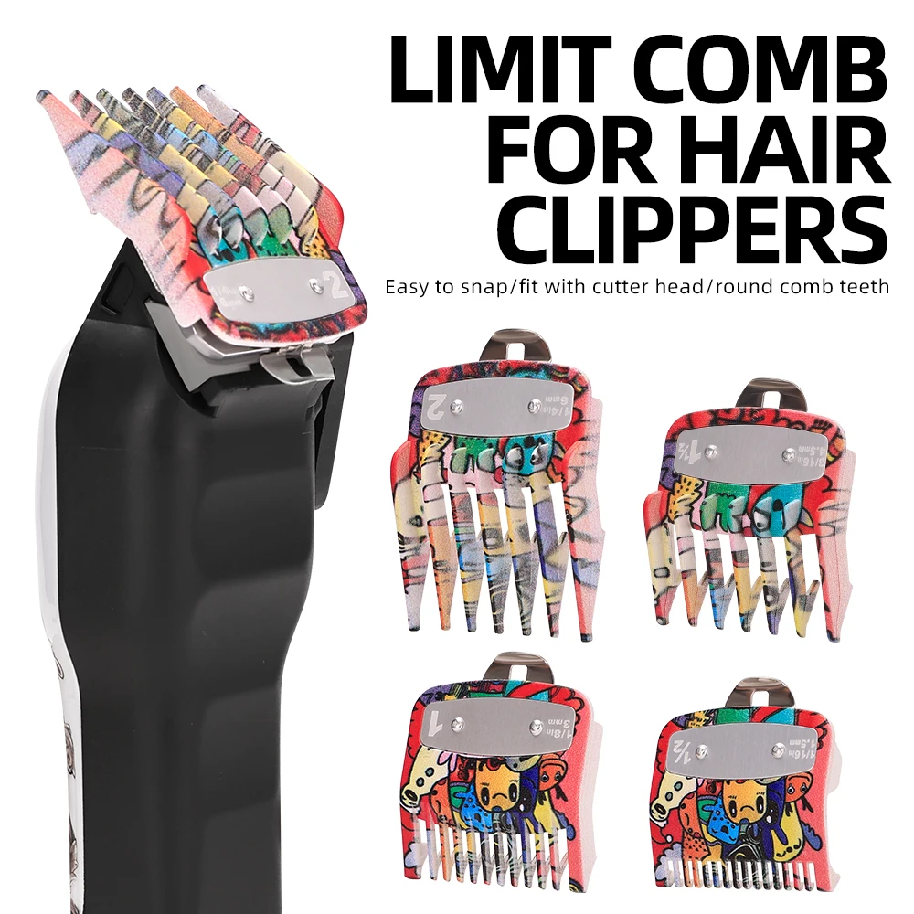 Hair Clipper Limit Comb Guide Limit Comb Trimmer Guards Attachment 3-25mm Universal Colorful
Hair Clipper Limit Comb Guide Limit Comb Trimmer Guards Attachment 3-25mm Universal Colorful