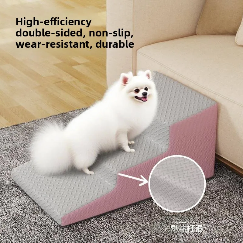 Pet Stairs Dog Stairs Step Small Dog Bedside Climbing Bed Stair for Kittens Washable Portable Pet Step Ladder Winter Use
Pet Stairs Dog Stairs Step Small Dog Bedside Climbing Bed Stair for Kittens Washable Portable Pet Step Ladder Winter Use