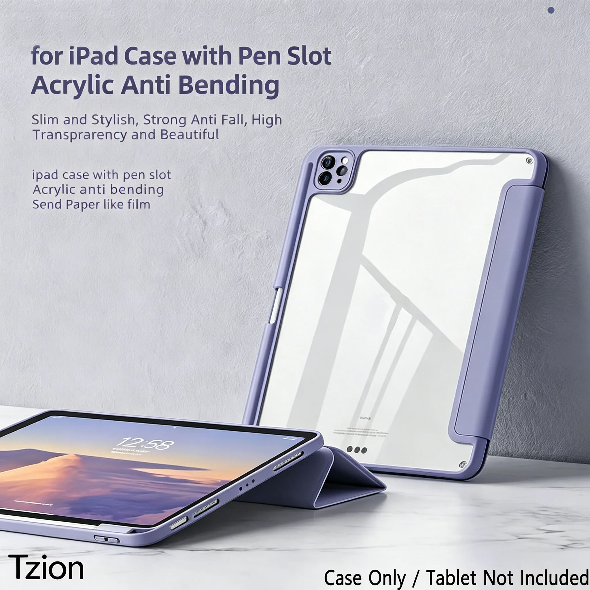 Чехол для iPad Pro 11 дюймов 2022/2021/2020/2018 и iPad Air 11 дюймов M4/M3/M2 2026/2025/2024
Чехол для iPad Pro 11 дюймов 2022/2021/2020/2018 и iPad Air 11 дюймов M4/M3/M2 2026/2025/2024
