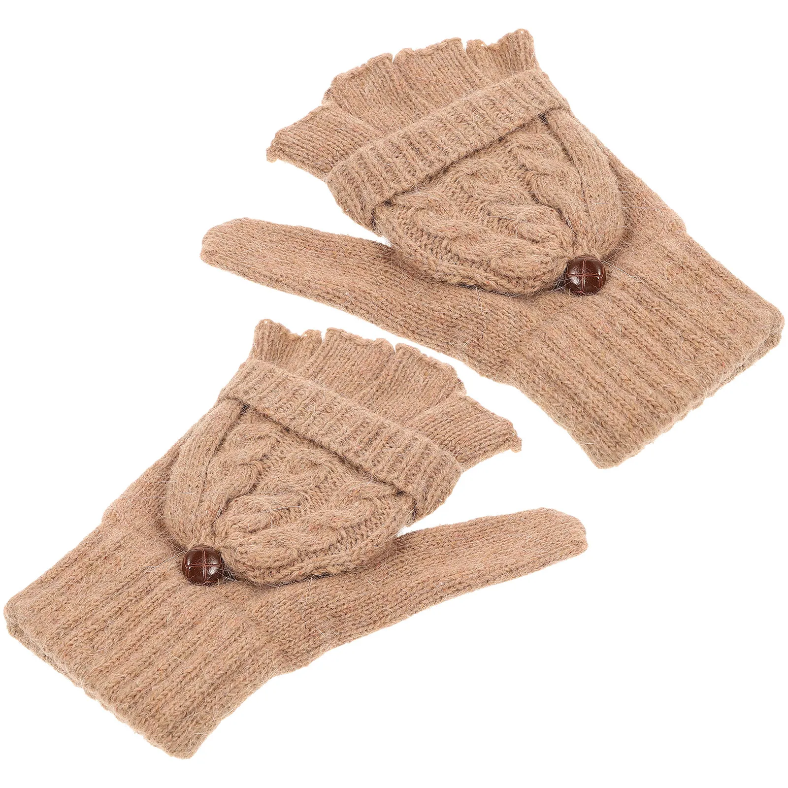 Beige Women Fingerless Gloves Winter Warm Knitted Convertible Mitten Cover Lightweight Touch Comfortable Air Dry Semi Finger
Beige Women Fingerless Gloves Winter Warm Knitted Convertible Mitten Cover Lightweight Touch Comfortable Air Dry Semi Finger