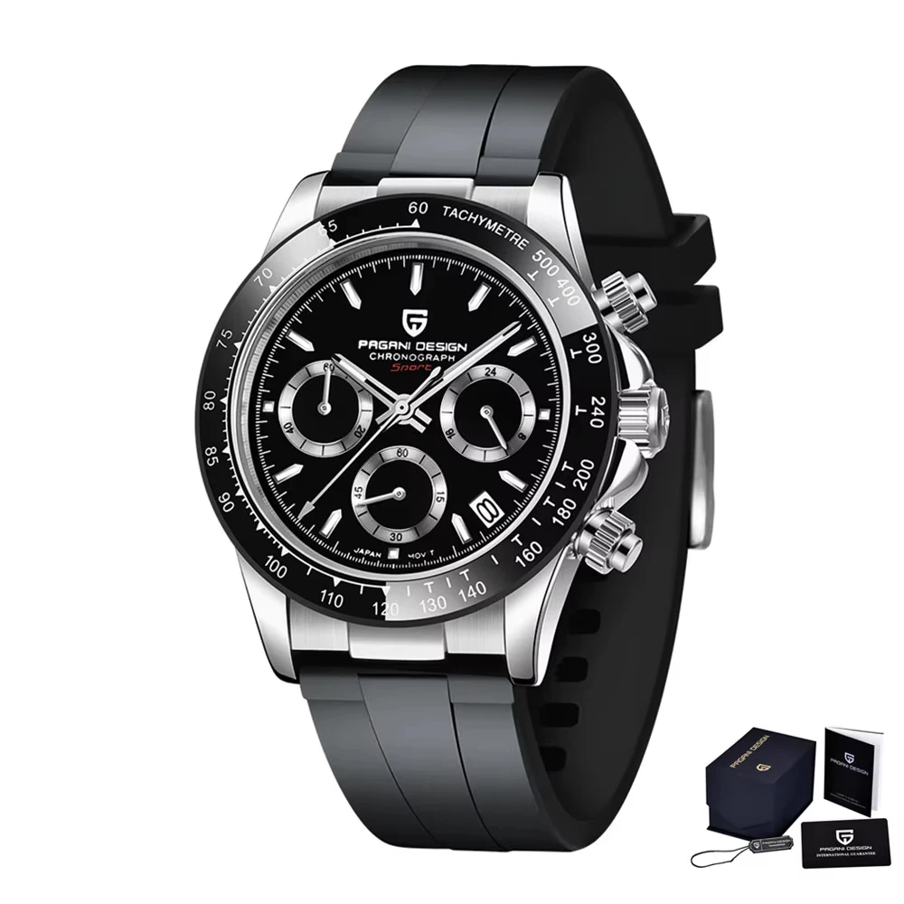 PAGANI DESIGN 2025 New Fashionable Men's Quartz Watch VK63 Sapphire Glass 316L Stainless Steel 10bar Waterproof reloj hombre
PAGANI DESIGN 2025 New Fashionable Men's Quartz Watch VK63 Sapphire Glass 316L Stainless Steel 10bar Waterproof reloj hombre