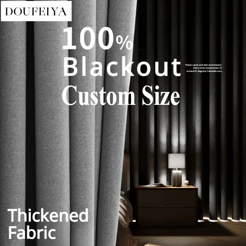 Custom Size Both Sides Linen 100% Blackout Curtains for Living Room Bedroom Dining Waterproof Garden Drapes Window Solid Color
Custom Size Both Sides Linen 100% Blackout Curtains for Living Room Bedroom Dining Waterproof Garden Drapes Window Solid Color