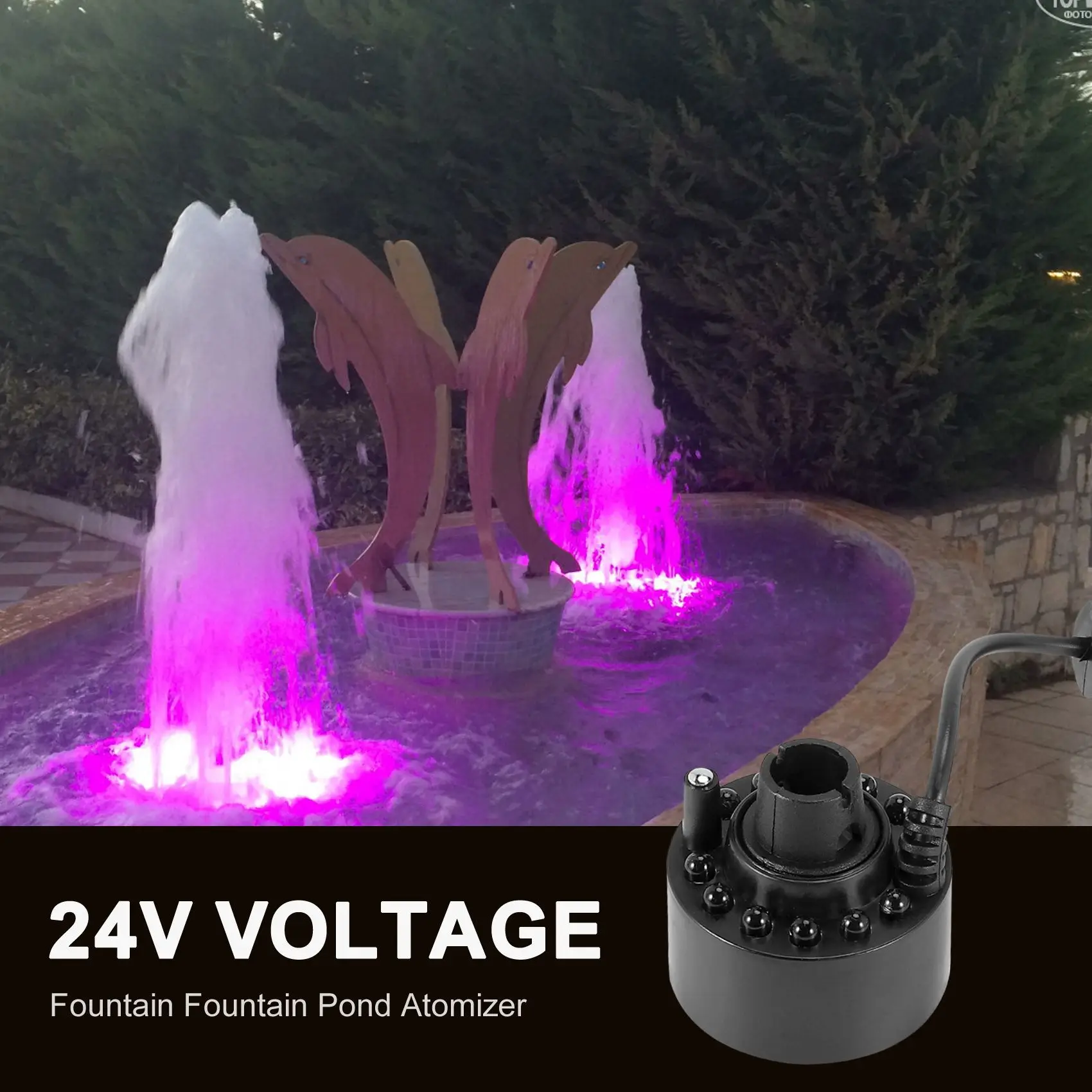 Mist Maker, Indoor Fountain Mister Foggers, Small Pond Fog Machine Atomizer Air Humidifier for Halloween, ChristmasJAS
Mist Maker, Indoor Fountain Mister Foggers, Small Pond Fog Machine Atomizer Air Humidifier for Halloween, ChristmasJAS