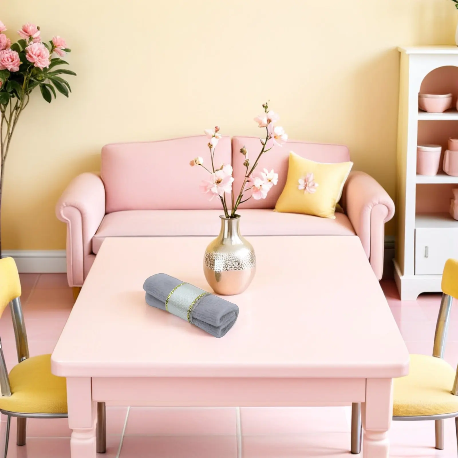 8Pcs Miniature Dollhouse Bedding Set Soft Breathable Cotton Quilt Duvet Cover Simulation Bedspread Accessories Collection
8Pcs Miniature Dollhouse Bedding Set Soft Breathable Cotton Quilt Duvet Cover Simulation Bedspread Accessories Collection