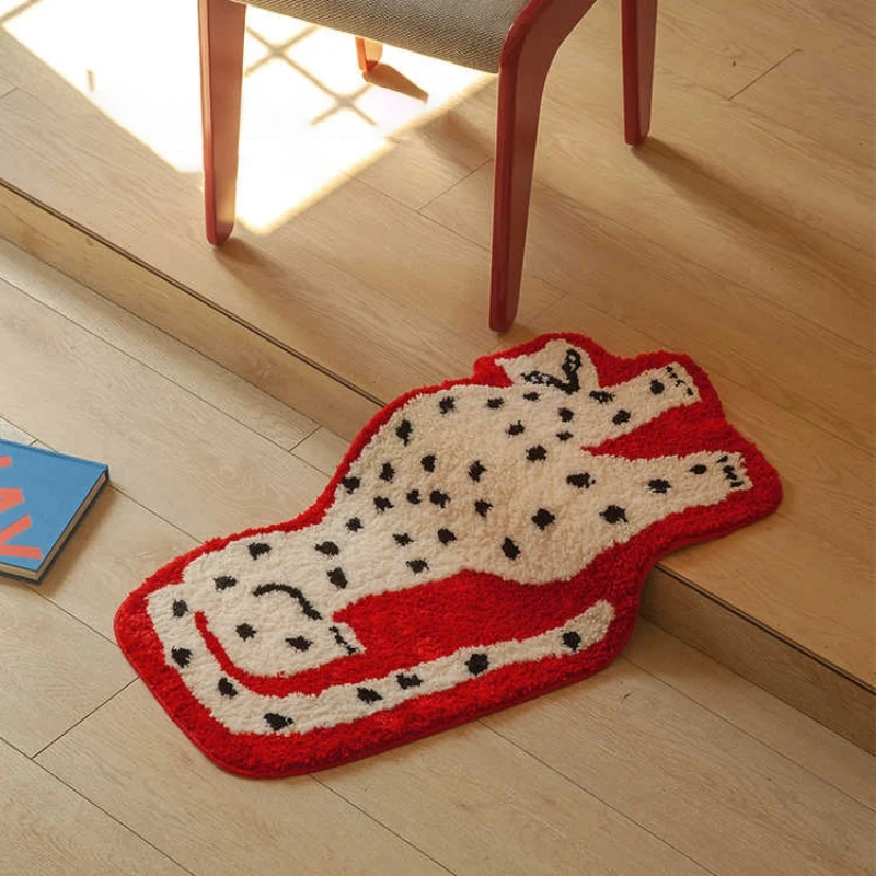 Children's Bedrooms Cartoon Tufting Leopard Shaped Carpet Bedside Bed Sofa Non-slip Carpets Living Room Carpet Balcony Soft Rugs
Children's Bedrooms Cartoon Tufting Leopard Shaped Carpet Bedside Bed Sofa Non-slip Carpets Living Room Carpet Balcony Soft Rugs