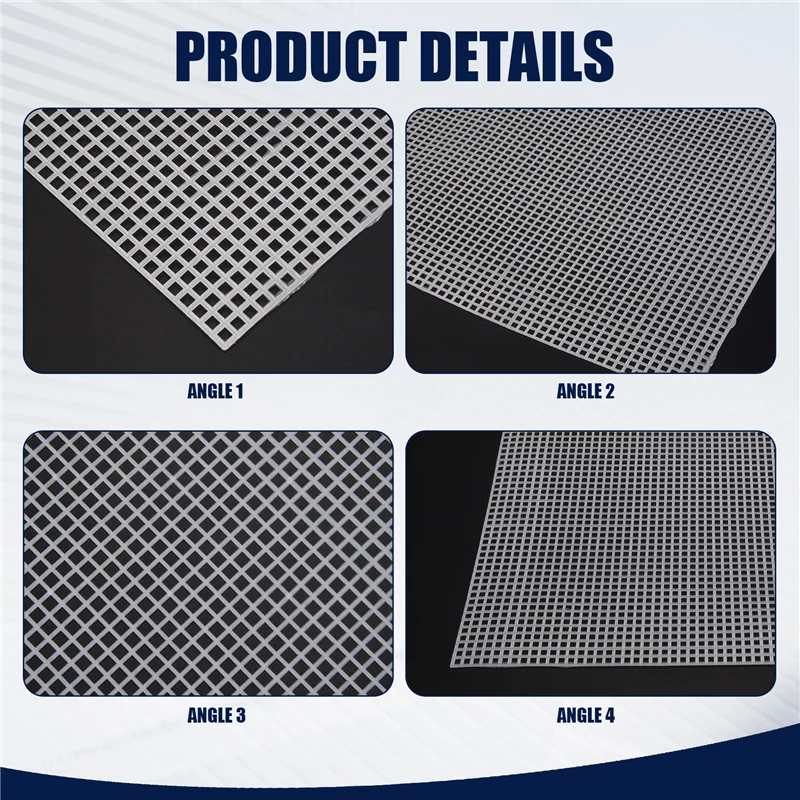 AC52-10PCS сетчатые пластиковые листы холста 19,6X13 дюймов для вышивания, изготовления акриловой пряжи, вязания и крючком
AC52-10PCS сетчатые пластиковые листы холста 19,6X13 дюймов для вышивания, изготовления акриловой пряжи, вязания и крючком
