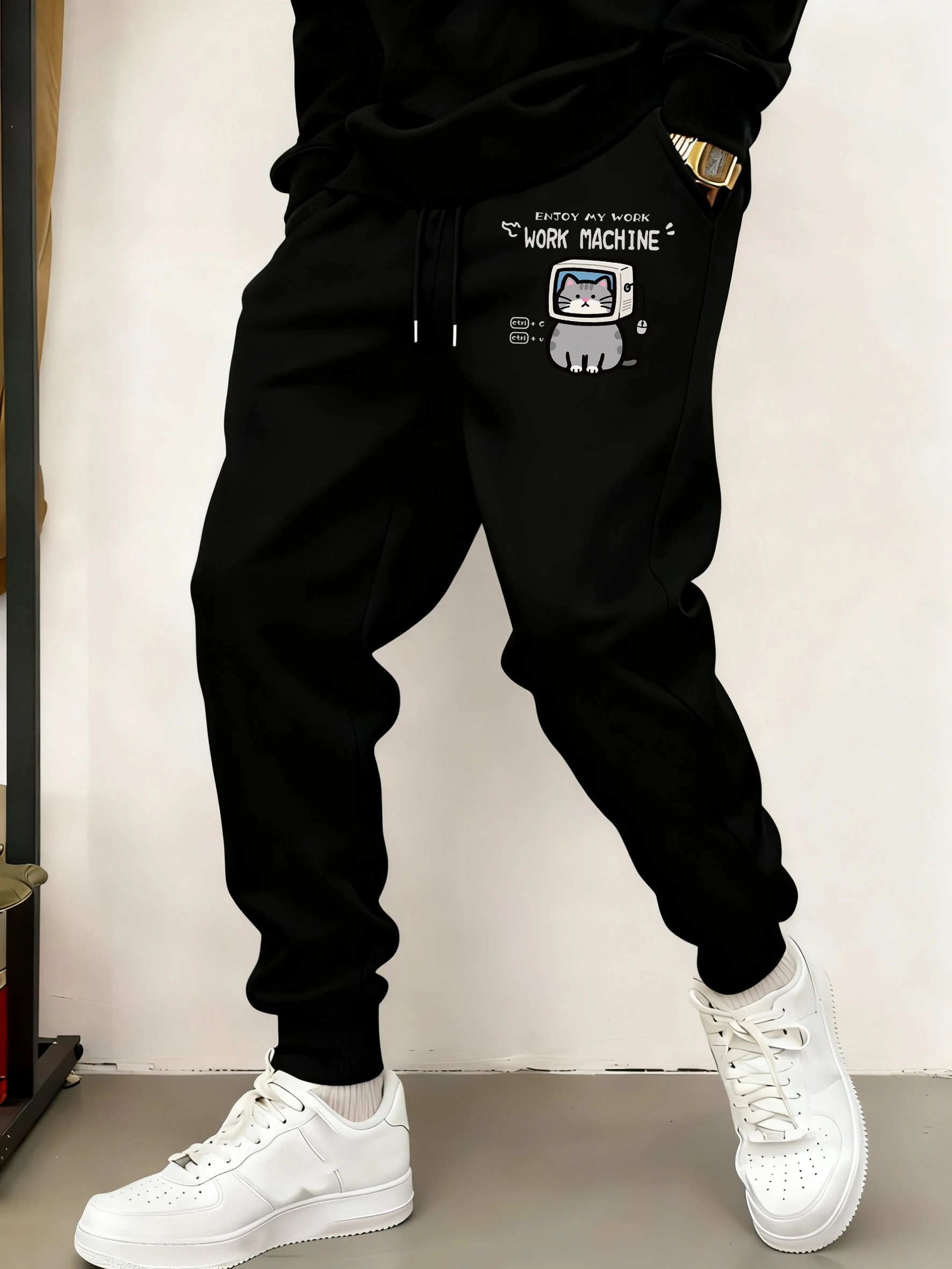 Наслаждайтесь моем рабочем машине с кошачьим принтом, уличные свободные бритвы, мужские повседневные флисовые спортивные штаны, осенние брюки с карманами, длинные брюки для бега
Наслаждайтесь моем рабочем машине с кошачьим принтом, уличные свободные бритвы, мужские повседневные флисовые спортивные штаны, осенние брюки с карманами, длинные брюки для бега