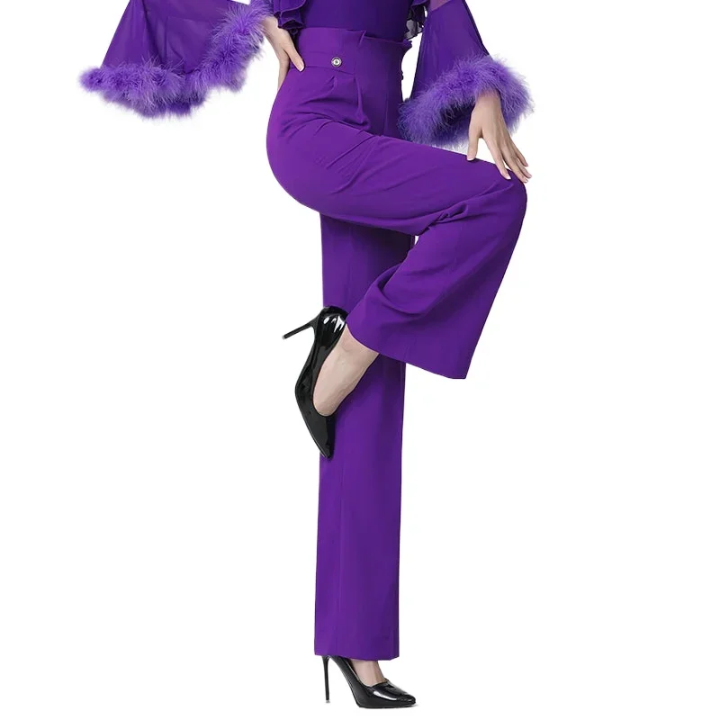2024 Dance Pants New Straight Ballroom Dancing Women's Trousers Latin Dance Pants Women's High Waist Dancing Pants K125
2024 Dance Pants New Straight Ballroom Dancing Women's Trousers Latin Dance Pants Women's High Waist Dancing Pants K125