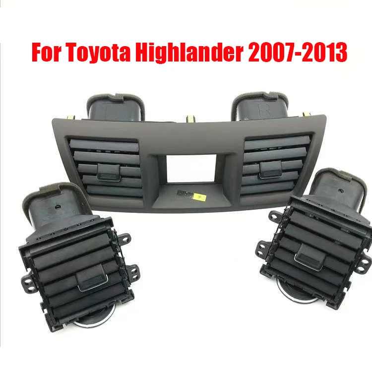 Left, center, right Air Conditioner Outlet For Toyota Highlander 2007 2008 2009 2010 2011 2012 2013 A/C Air Outlet Vents
Left, center, right Air Conditioner Outlet For Toyota Highlander 2007 2008 2009 2010 2011 2012 2013 A/C Air Outlet Vents