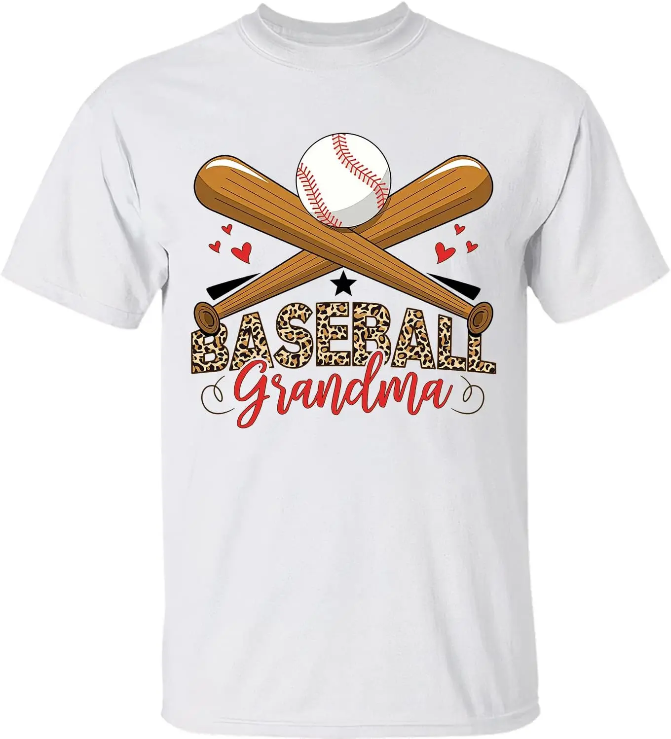 Personalized Baseball Grandma Leopard T-Shirt for Women - Customized Baseball for Grandma Gigi Nana Shirt - Grandma and Grandson
Personalized Baseball Grandma Leopard T-Shirt for Women - Customized Baseball for Grandma Gigi Nana Shirt - Grandma and Grandson