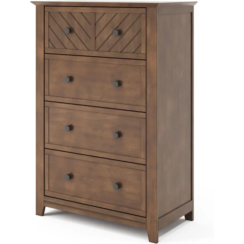 33 Wide Nursery Chest with Chevron Pattern, Hexagonal Handles, Anti-Tip Kit, and California Baby Safeguards
33 Wide Nursery Chest with Chevron Pattern, Hexagonal Handles, Anti-Tip Kit, and California Baby Safeguards