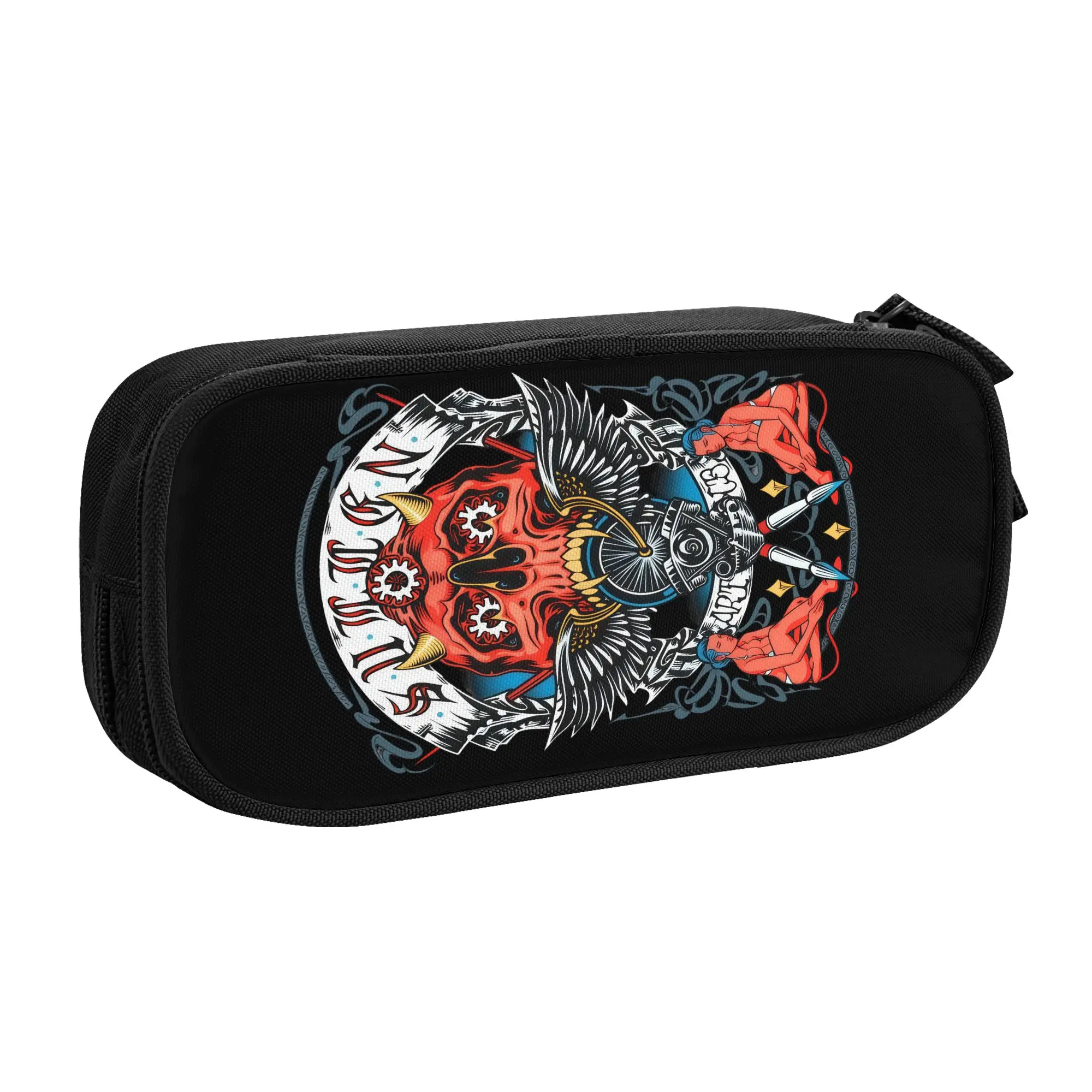 Sullen Rock Band Skull Kawaii Pencil Case Girl Boy Big Capacity Pencil Pouch Students Stationery
Sullen Rock Band Skull Kawaii Pencil Case Girl Boy Big Capacity Pencil Pouch Students Stationery
