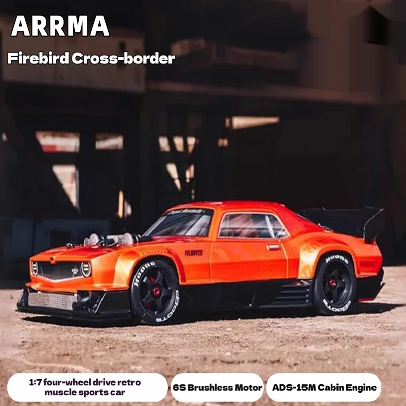 1/7 Arrma Rc Firebird Cross-Border Sports Car Remote Control Model Flat Sports Car High-Speed Retro Muscle Car Model Car Toy
1/7 Arrma Rc Firebird Cross-Border Sports Car Remote Control Model Flat Sports Car High-Speed Retro Muscle Car Model Car Toy