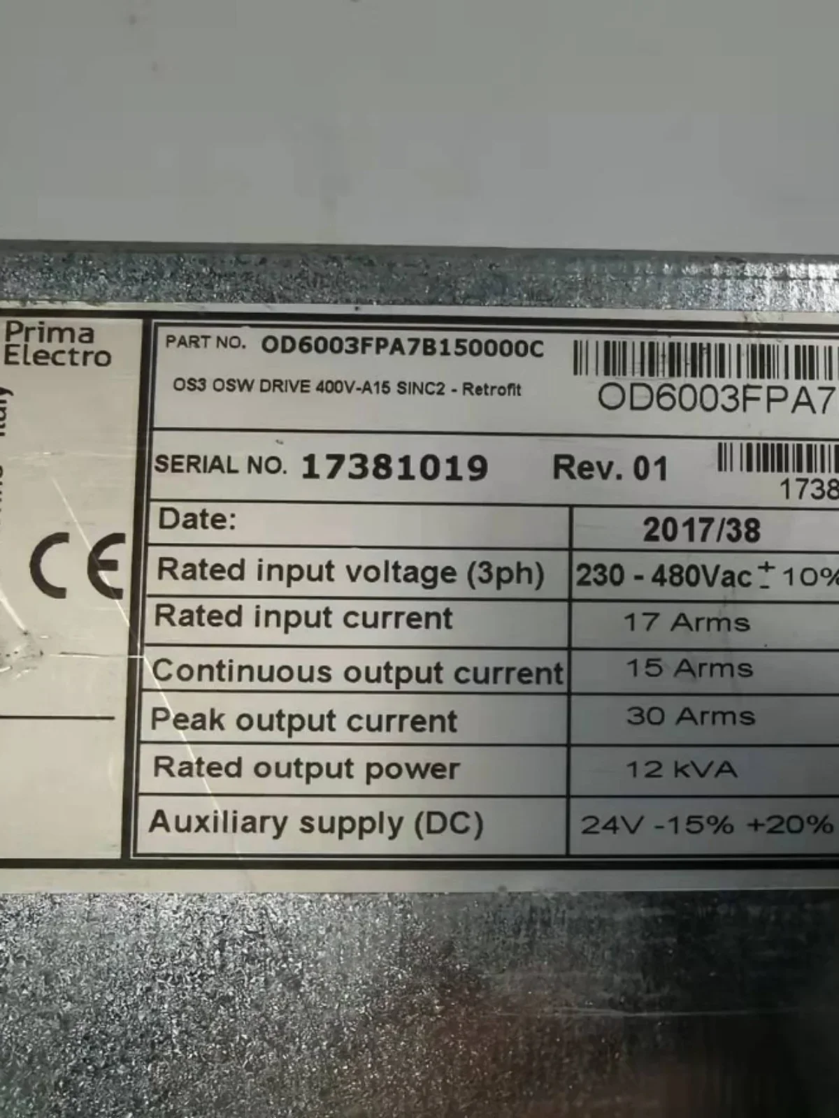 PRIMA ELECTRO Driver OD6003FPA7B150000C Original Spot Negotiation