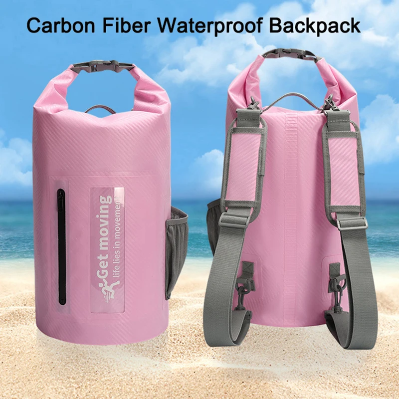 Carbon Fiber Waterproof Bag Portable Bucket Bag Beach Rafting Swimming Outdoor Backpack Waterproof Bag
Carbon Fiber Waterproof Bag Portable Bucket Bag Beach Rafting Swimming Outdoor Backpack Waterproof Bag
