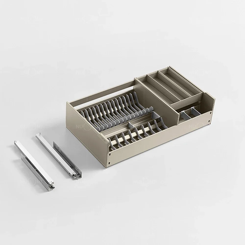 NUOMI Encanto cabinet pantry organizer Pull Out unit drawer Basket with inner cutlery tray kitchen storage
NUOMI Encanto cabinet pantry organizer Pull Out unit drawer Basket with inner cutlery tray kitchen storage