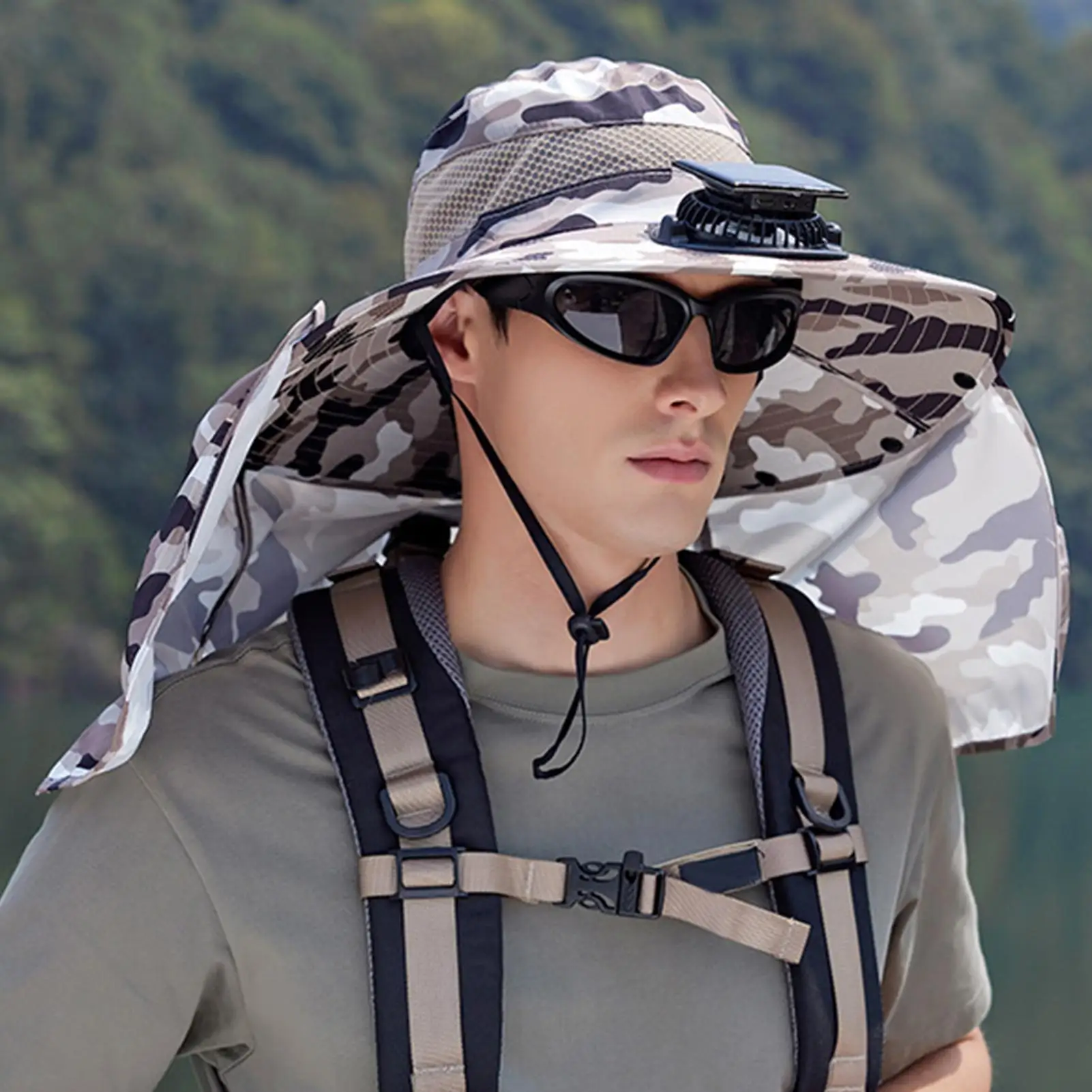 Solar Fan Hat with USB Rechargeable Fans Sun Protection for Men Women Outdoor Fishing Hiking and Camping Gardening Travel
Solar Fan Hat with USB Rechargeable Fans Sun Protection for Men Women Outdoor Fishing Hiking and Camping Gardening Travel
